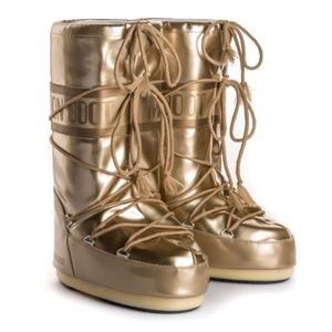 MOON BOOT VINILE MET- Gold